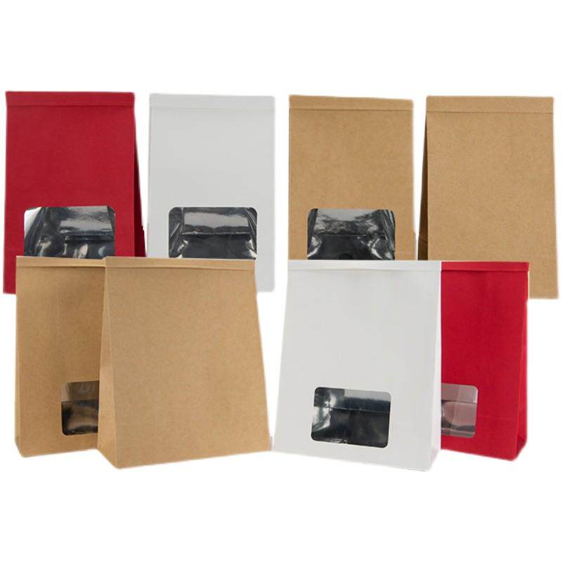 牛皮纸茶叶包装袋散茶防潮铝箔密封袋开窗透明自封袋茶叶牛皮纸袋,包装,礼品袋/塑料袋,淘宝优惠券,粉丝福利购,淘宝优惠卷