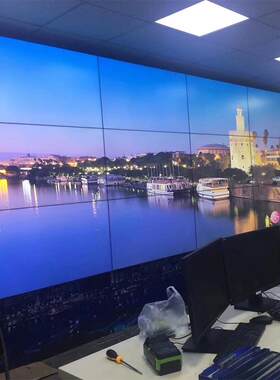 拼接屏LCD液晶46/49/55寸安防监控电视墙无缝4K大屏幕广告显示器