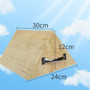 挡门墩汽车实木止退器大货车专用防滑防后溜挡轮胎掩门三角木块止