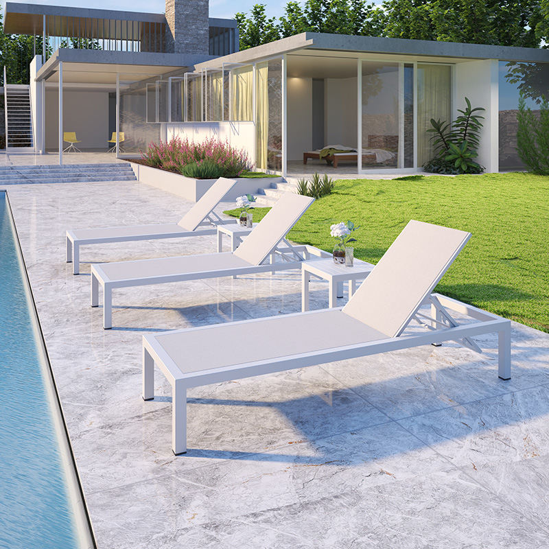 户外躺床室外花园别墅庭院温泉休息睡椅游泳池躺椅海边休闲沙滩椅