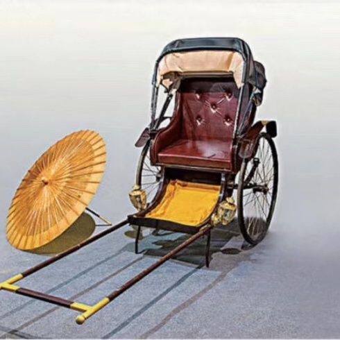 可拉民国旧上海仿古复古人力黄包车摄影陈列景区摆设拉客旅游轻便