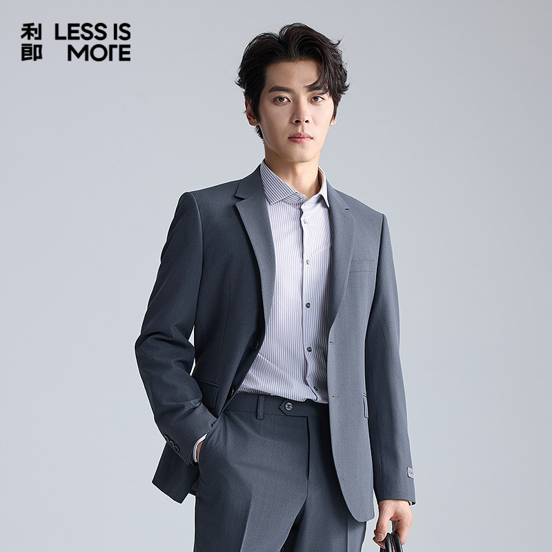 利郎LESSISMORE青年商务西服