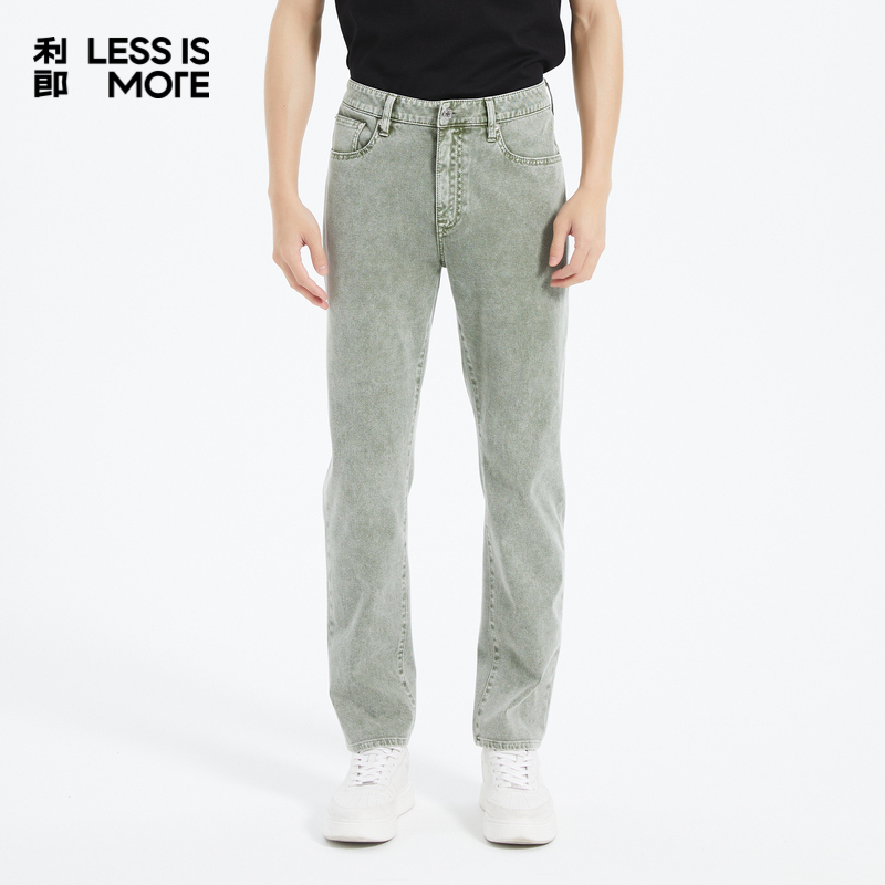 【万向弹面料】利郎奥莱牛仔裤男2025夏新款透气通勤裤子Q5XNZ022