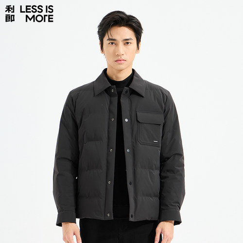 【商场同款】利郎奥莱羽绒服2025青年商务冬季新款保暖抗寒外套男