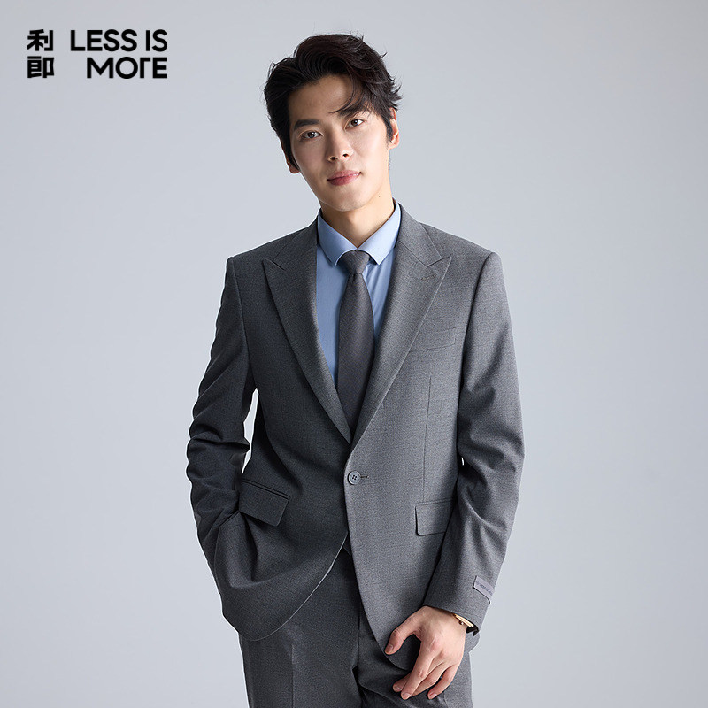 利郎LESSISMORE青年商务西服