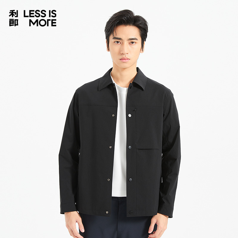 【尼龙轻弹】利郎奥莱风衣2025秋季新款商务休闲弹力风衣外套男