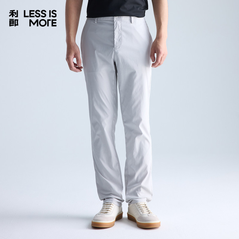 【商场同款】利郎奥莱休闲裤2025夏新款商务男士西裤轻薄百搭裤子,男装,休闲裤,淘宝优惠券,粉丝福利购,淘宝优惠卷