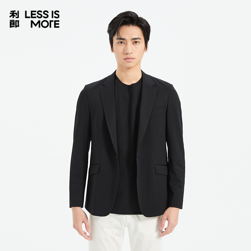 【微皱肌理】利郎奥莱单西2025秋季新款时尚休闲西装外套A5CDX95