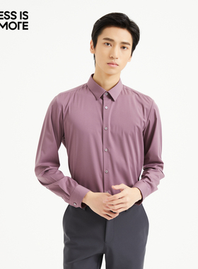 【时尚易打理】利郎奥莱长袖衬衫男2026春季新款休闲衬衣Q4QZC020