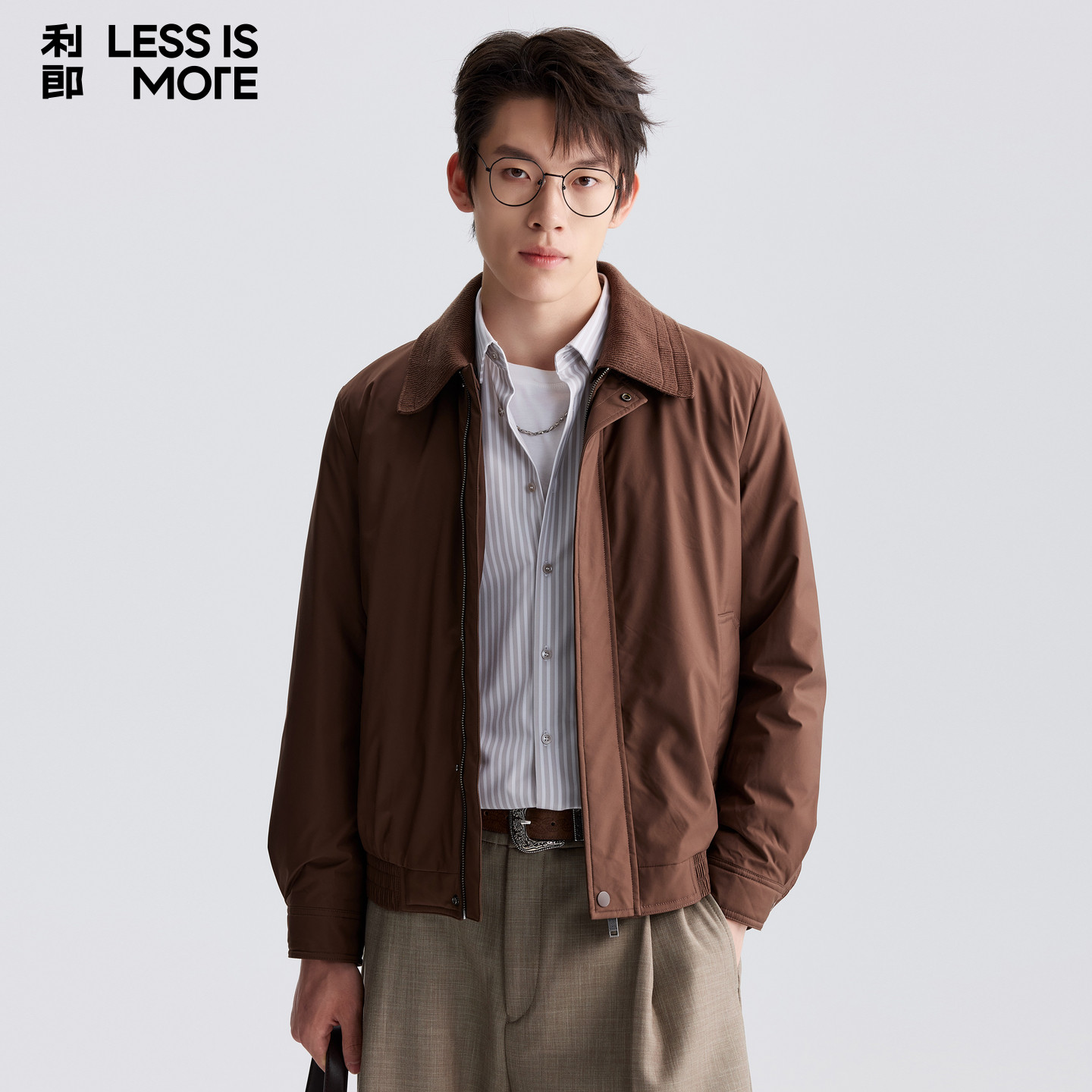 【锦纶面料】利郎奥莱羽绒服2026冬季新款时尚休闲保暖抗寒外套男