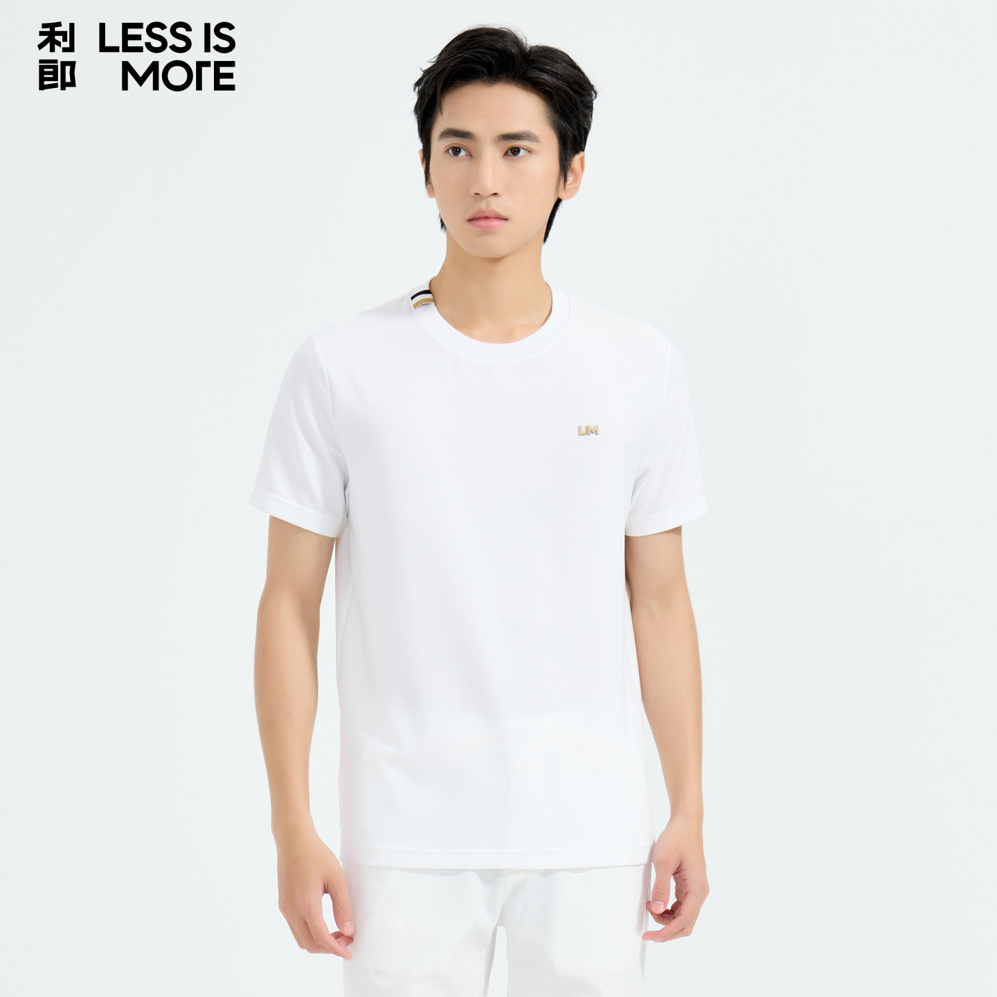 【商场同款】利郎奥莱短袖t恤衫2026年夏季新款时尚休闲圆领短t男