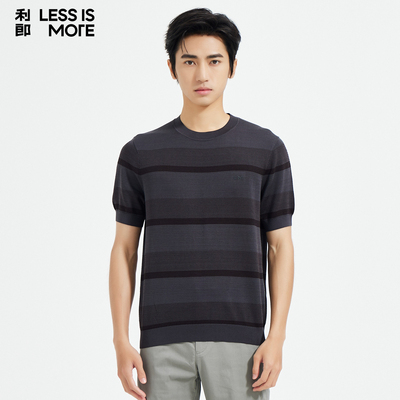 【商场同款】利郎奥莱短袖t恤衫2026年夏季新款时尚休闲圆领短t男