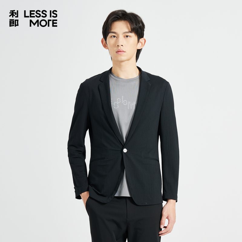 【商场同款】利郎青年商务空调服男2025夏季时尚轻薄单西Q4XKF37