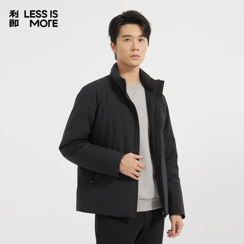 【商场同款】利郎奥莱轻薄羽绒服男2025冬季新款通勤时尚休闲外套