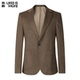 羊毛混纺 休闲百搭西装 利郎奥莱单西2025冬季 时尚 外套男士 新款