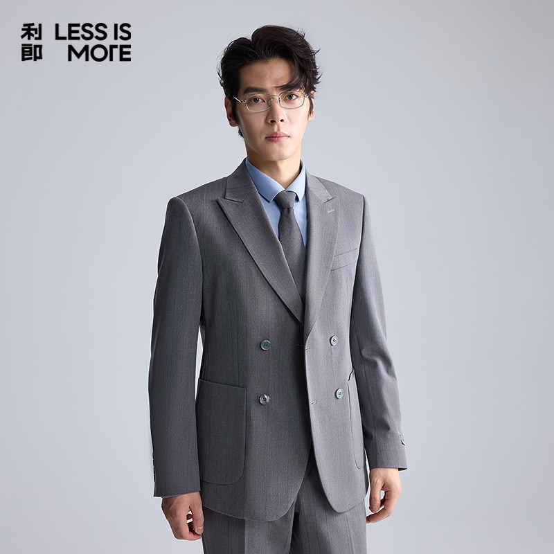 利郎LESSISMORE青年商务西服