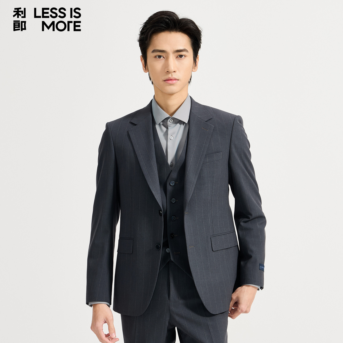 【商场同款】利郎奥莱西服套装2026秋季新款三件套时尚修身西装男