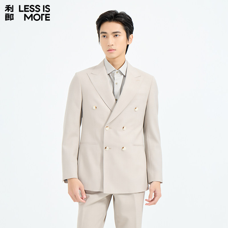 【商场同款】利郎奥莱西服套装2026春季新款两件套时尚修身西装男