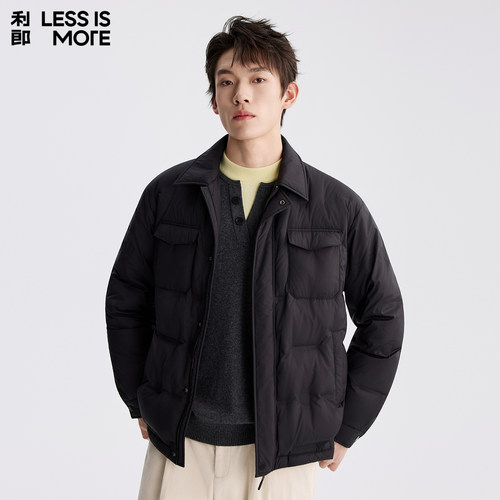【恒温锁绒】利郎奥莱羽绒服2025冬季新款时尚休闲保暖抗寒外套男