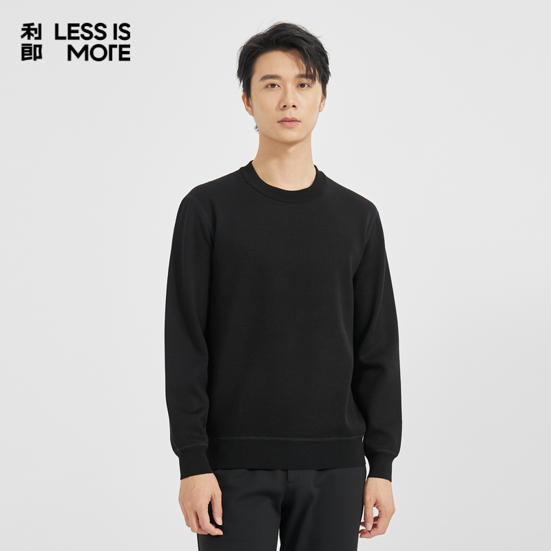 【商场同款】利郎奥莱毛衣2025冬季新款时尚保暖针织毛衫Q4DMS023