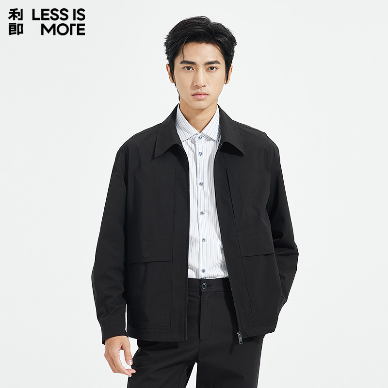 【青年通勤】利郎奥莱夹克男2026春季新款翻领时尚商务休闲外套男