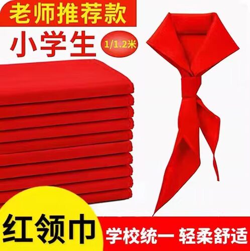 小学生专用加厚透气不易褪色红领