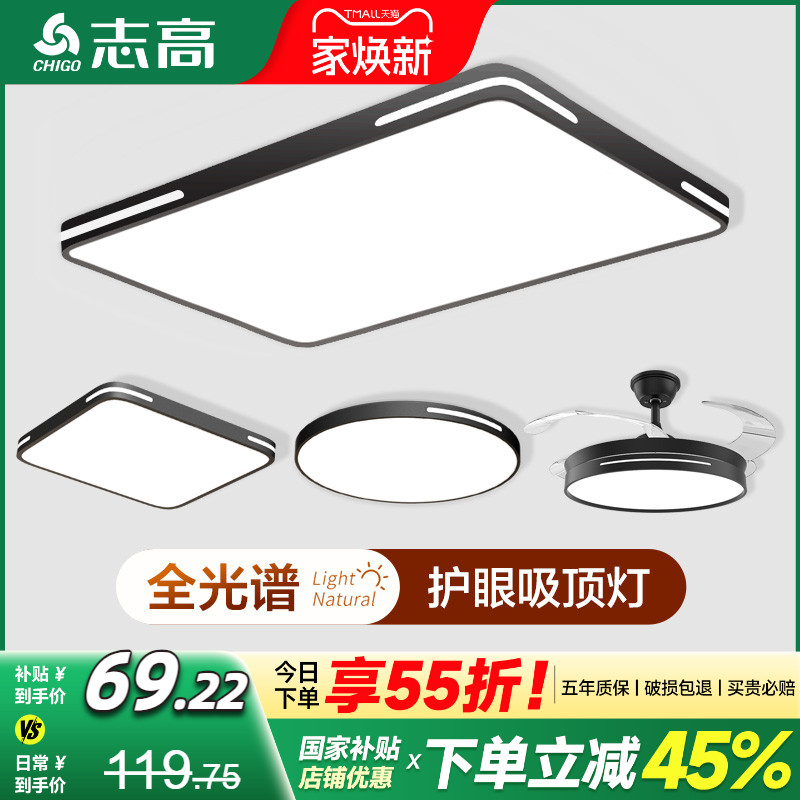 志高今日特价全光谱护眼吸顶灯