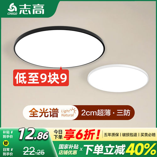 志高防蚊防虫阳台灯过道走廊灯