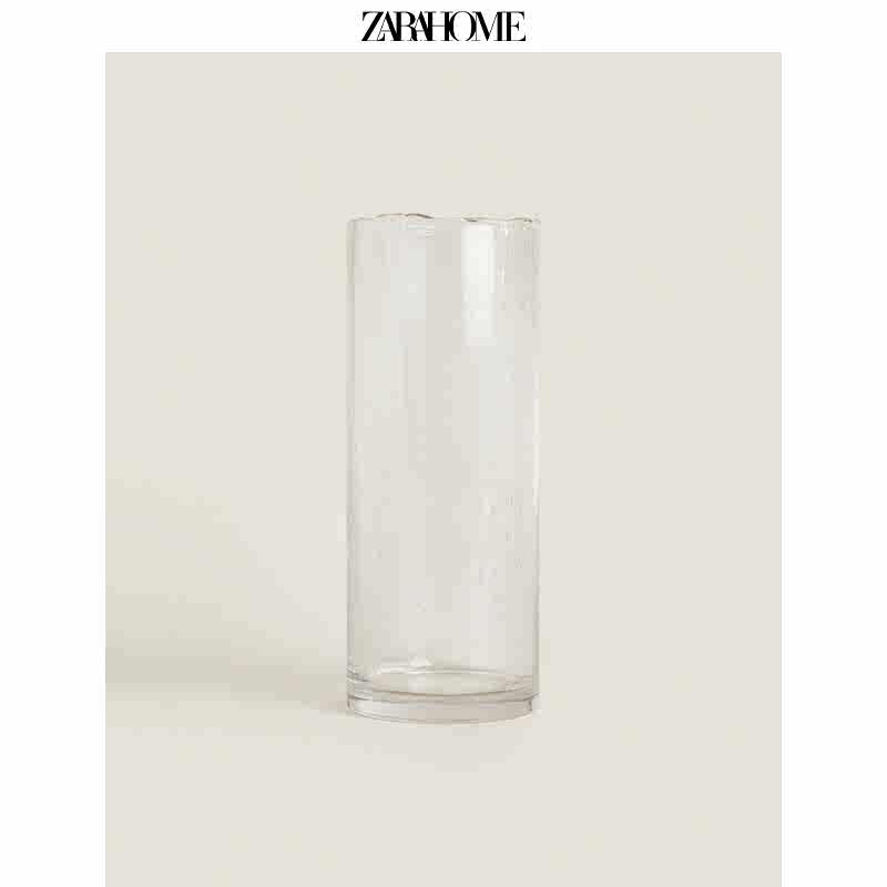 Zara Home 欧式简约金透明玻璃小资客厅水养插花瓶 4839904