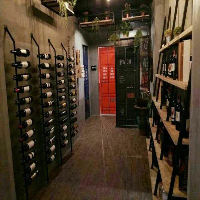 铁艺集装箱门 复古做旧餐厅kvt装饰铁门 美式创意loft工业风大门