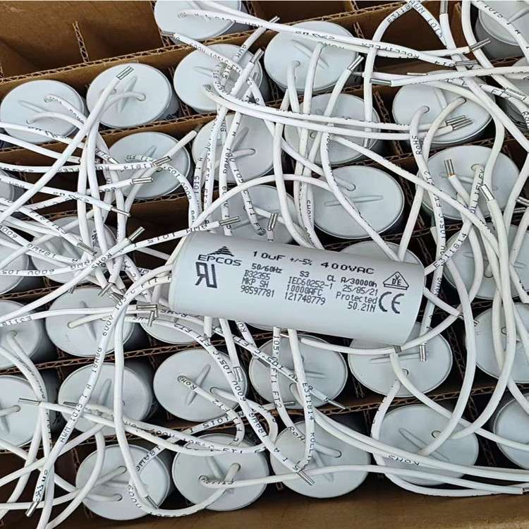 进口印度 EPCOS B32355 10uF 400VAC 风机电机运行启动电容器