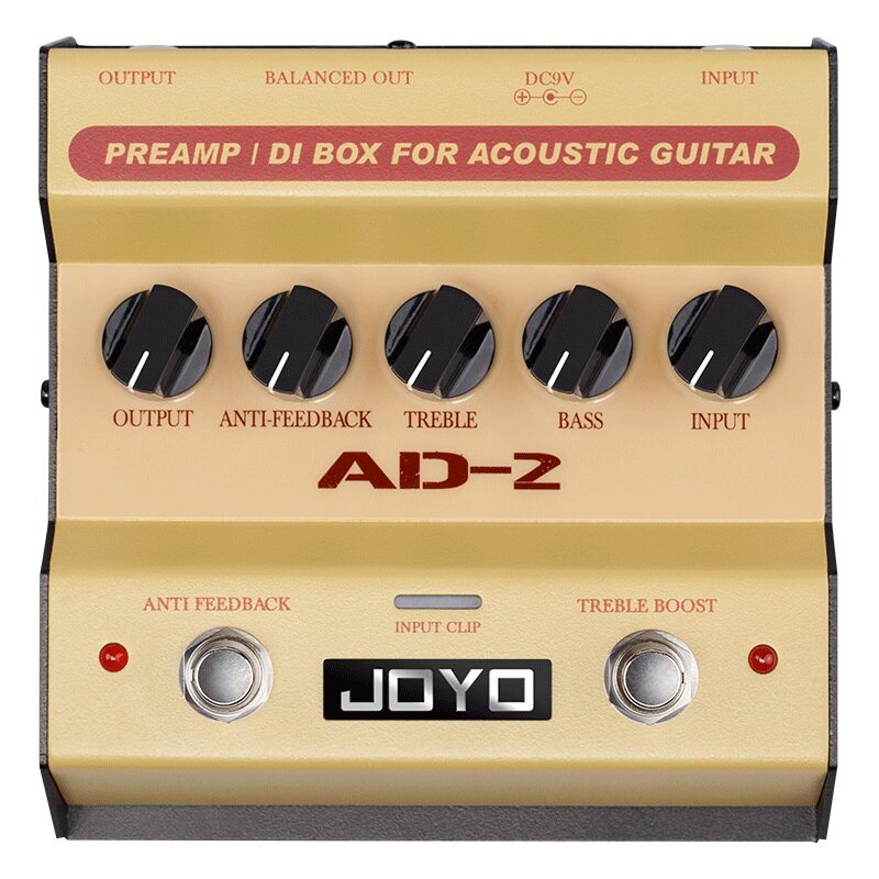 JOYOAD-2原声吉他落地前级DI盒电箱琴民谣木吉他均衡单块效果器