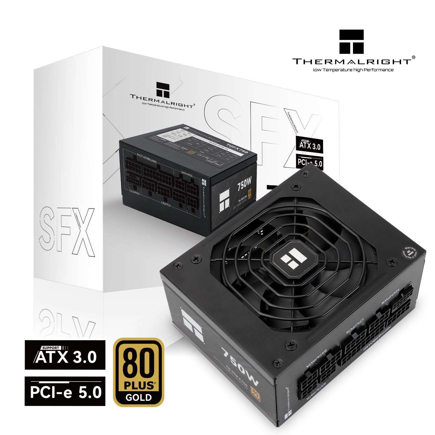 利民 TGFX750 ATX3.0金牌全模组压纹线台式电脑机箱电源 额定750W