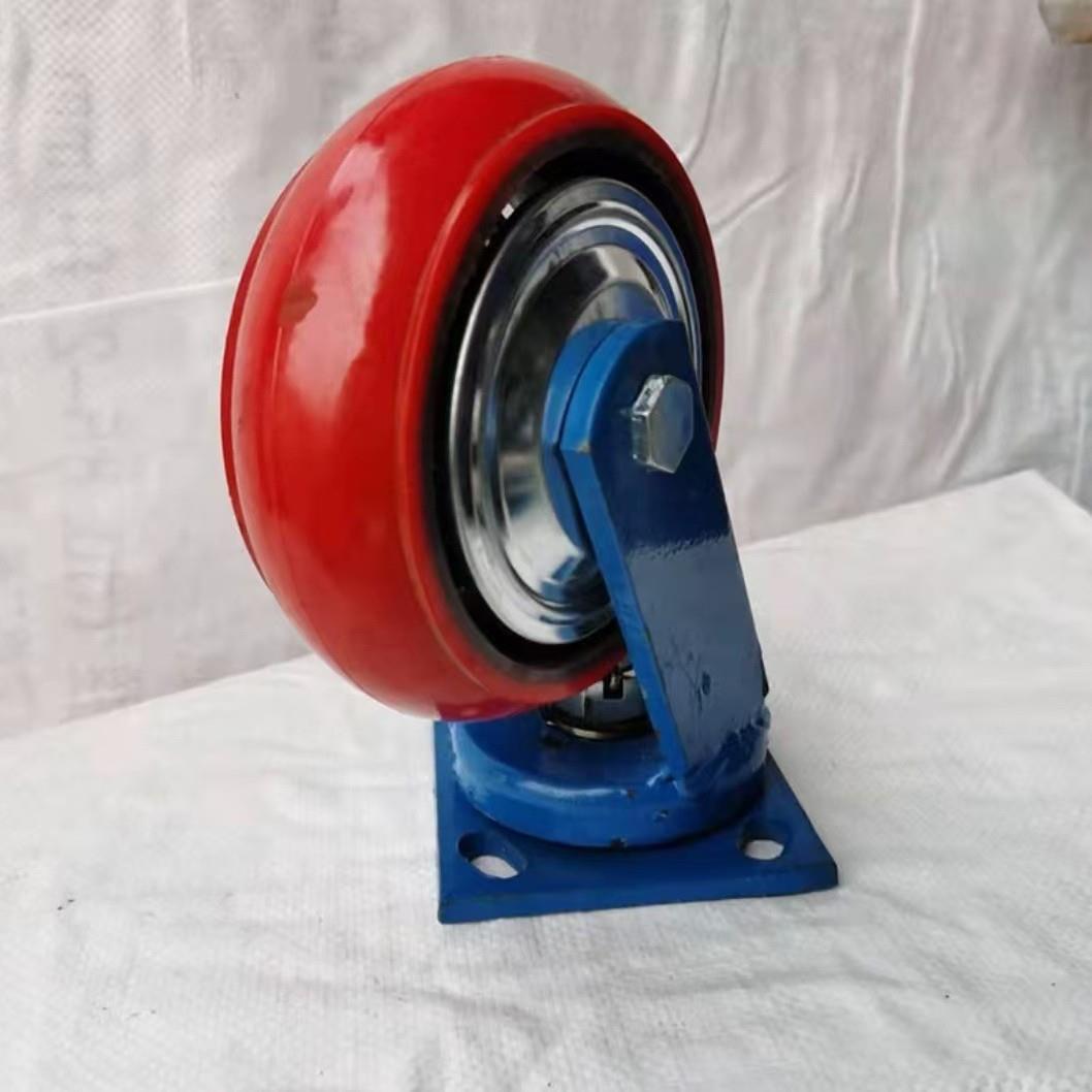 工业重型万向脚轮 载重500公斤4寸5寸6寸定向刹车轮机械设备脚轮