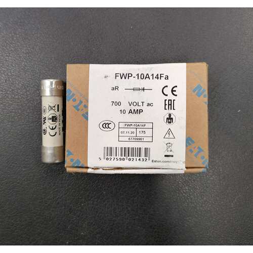FWP-10A14F陶瓷管保险丝 700V 10A 14X51 巴斯曼BUSSMANN熔断器