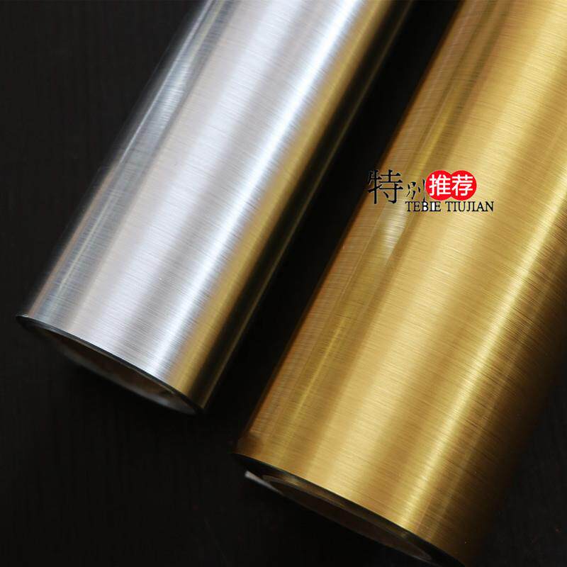 倪彩背胶卷材(丝金)胶片|不干胶丝金|喷墨打印胶片|金银箔胶片