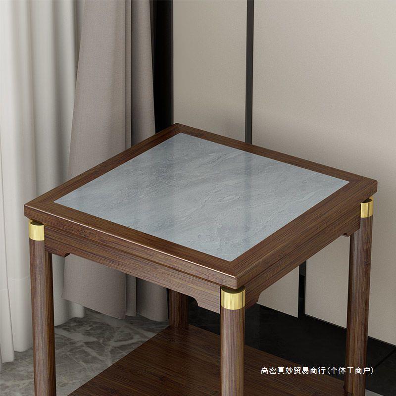 轻奢方形边几沙发侧边柜小户型客厅迷你小茶几中式角几床头柜桌子