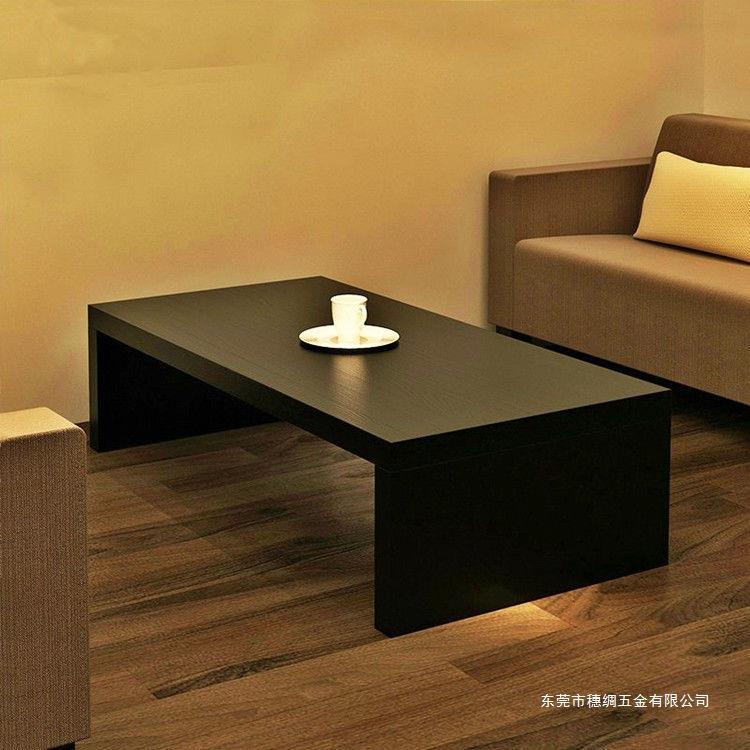 现代简约客厅沙发茶几复古咖啡桌长方形小餐桌子炕几简易茶几轻奢
