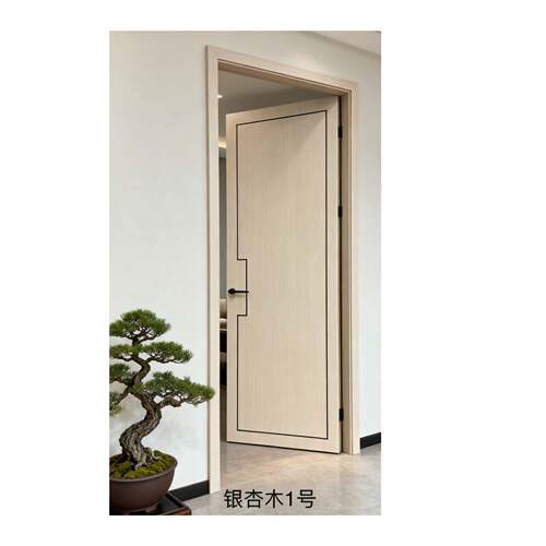 实芯实木门卧室门套装门室内门生态简约免漆门家用房门房间门