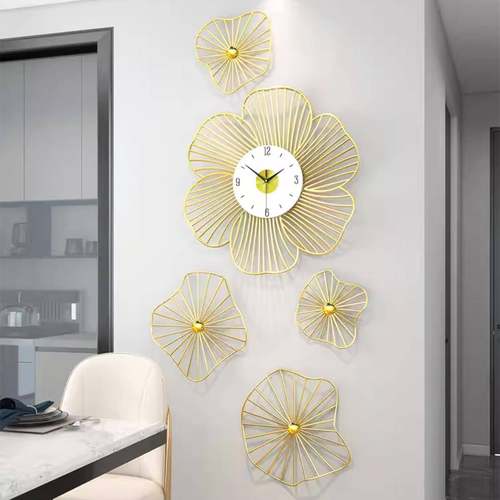 2023新款轻奢钟表挂钟客厅家用简约现代大气网红装饰餐厅创意时钟