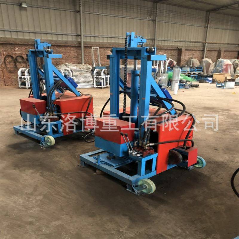 柴油液压升降打井机小型柴油液压钻井机家用打井钻采设备