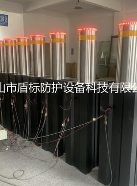 饭店门口挡车柱阻挡车辆防撞升降止车路桩手动起落防撞伸缩护柱