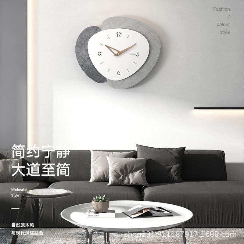 钟表挂钟客厅现代轻奢挂表简约大气家用时尚创意时钟挂墙