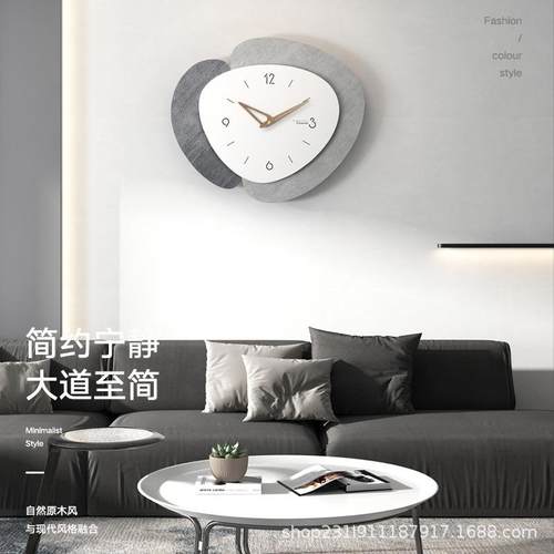 钟表挂钟客厅现代轻奢挂表简约大气家用时尚创意时钟挂墙