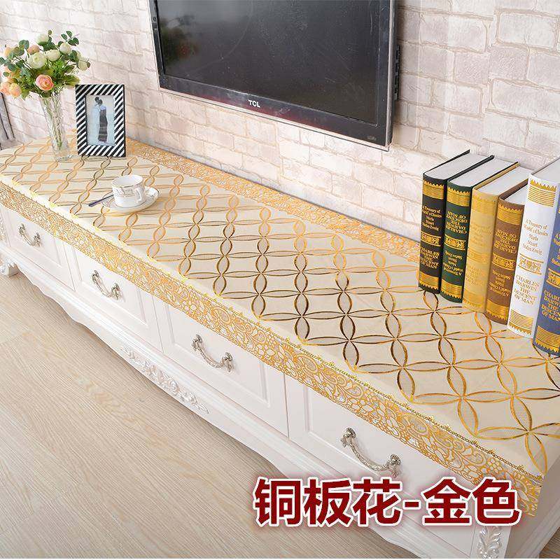 PVC电视柜垫子长方形防尘布艺欧式茶几布台布可自行裁剪金色银色,鲜花速递/花卉仿真/绿植园艺,割草机/草坪机,淘宝优惠券,粉丝福利购,淘宝优惠卷