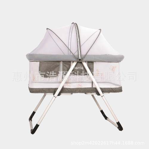 贝欧莱宝宝床婴儿床便捷式床边床新生儿BB床舒适可移动婴儿摇床