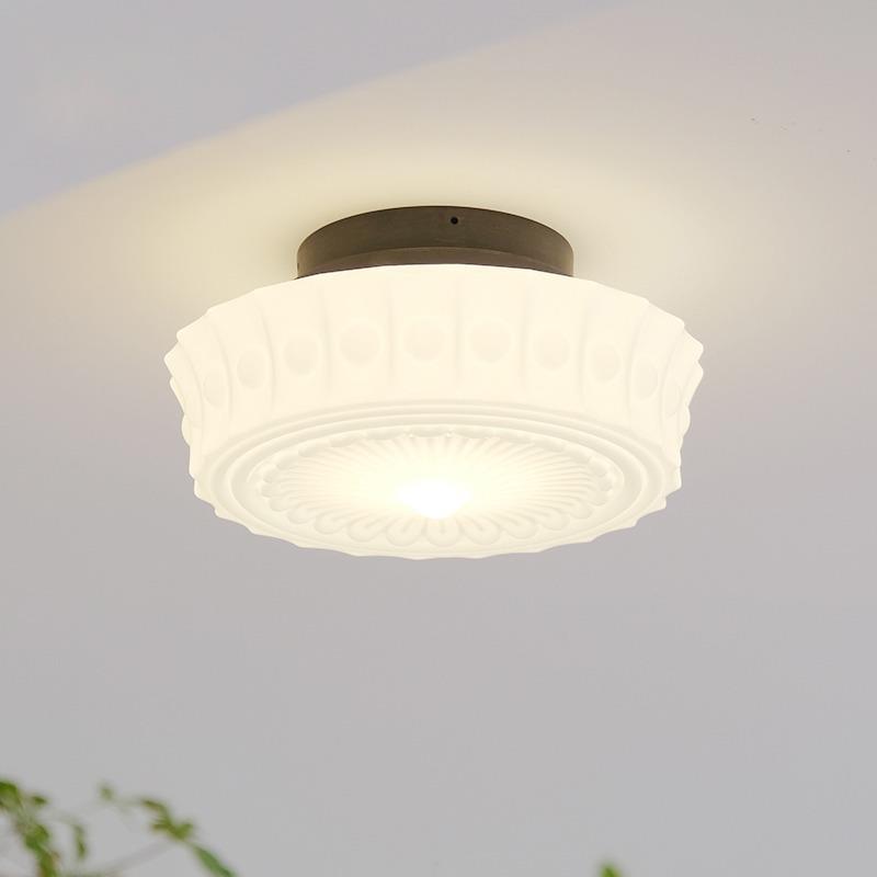 法式复古主卧室吸顶灯vintage怀旧吧台美式餐厅奶油中古书房吊灯