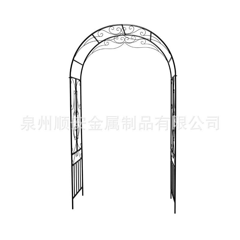 新款婚庆拱门花架花门鲜花铁艺户外爬藤架月季花架子花园花架