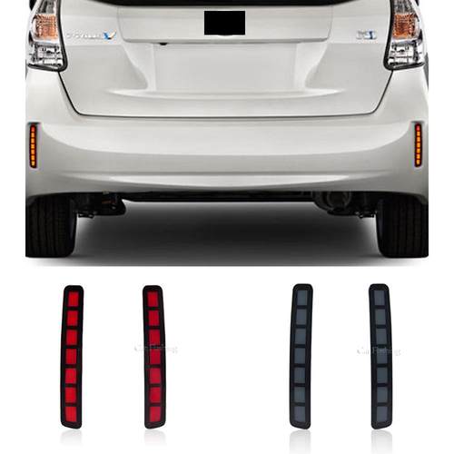 适用于丰田普锐斯NOAHVOXY改装LED专用后杠灯Spade改装LED尾灯