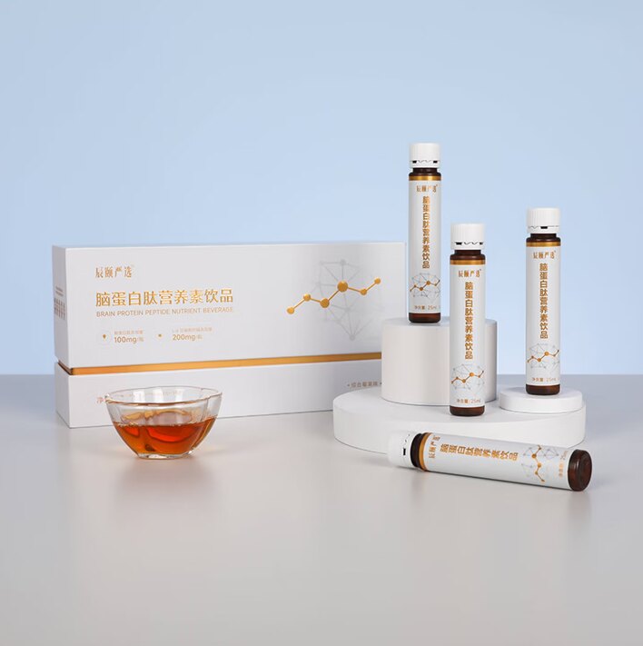 辰颐物语脑蛋白肽营养素饮品 便携开盖即饮25ml*14瓶/盒